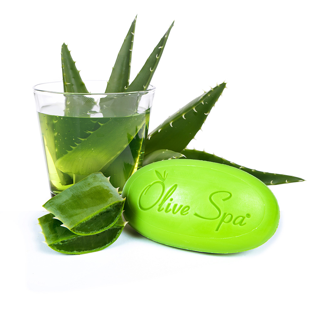 OLIVE SPA mýdlo s aloe vera 90g 2